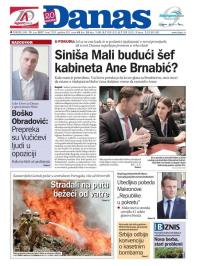 Danas - broj 7203, 19. jun 2017.