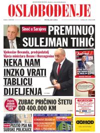 Oslobođenje - broj 24.360, 26. sep 2014.