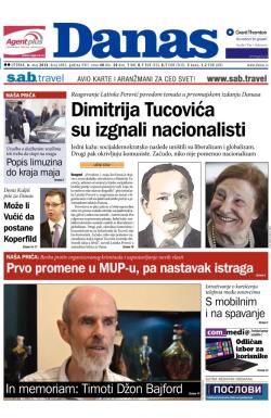 Danas - broj 6063, 6. maj 2014.