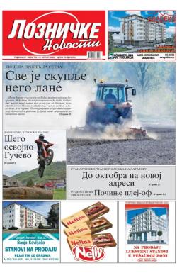 Lozničke novosti - broj 735, 15. apr 2022.