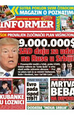 Informer - broj 1614, 15. avg 2017.