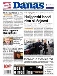 Danas - broj 5478, 28. sep 2012.