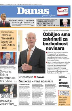 Danas - broj 8071, 4. nov 2019.