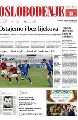 Oslobođenje - broj 26654, 8. apr 2021.