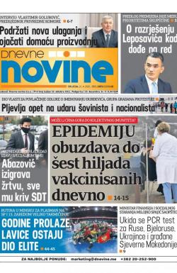 Dnevne novine - broj 2969, 21. apr 2021.