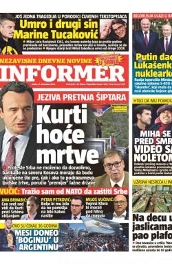 Informer - broj 3249, 21. dec 2022.