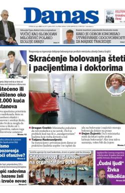 Danas - broj 9374, 8. avg 2023.
