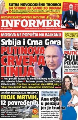 Informer - broj 1425, 30. dec 2016.