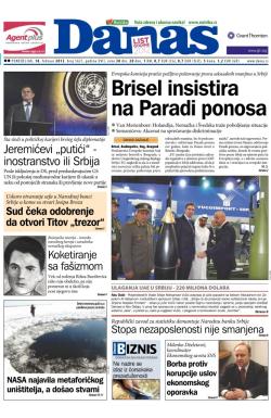 Danas - broj 5621, 18. feb 2013.