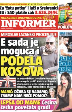Informer - broj 1385, 14. nov 2016.