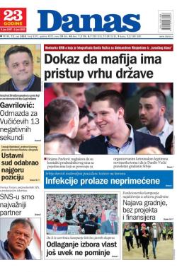 Danas - broj 8292, 12. jun 2020.