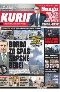 Kurir - broj 4309, 2. mar 2026.