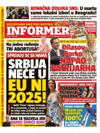 Informer - broj 1739, 11. jan 2018.