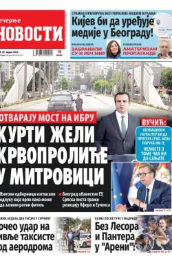 Večernje novosti - broj 4650, 29. apr 2023.