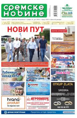 Sremske Novine - broj 3255, 19. jul 2023.