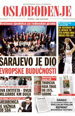 Oslobođenje - broj 24.919, 7. apr 2016.