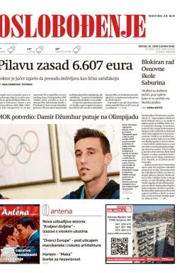 Oslobođenje - broj 24.983, 10. jun 2016.