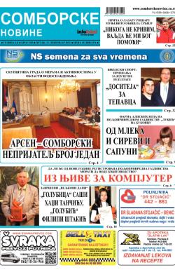 Somborske novine - broj 3103, 13. dec 2013.