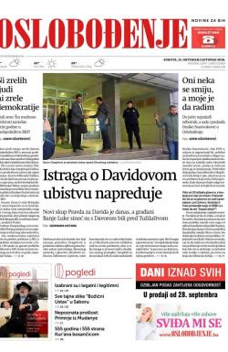Oslobođenje - broj 25819, 13. okt 2018.