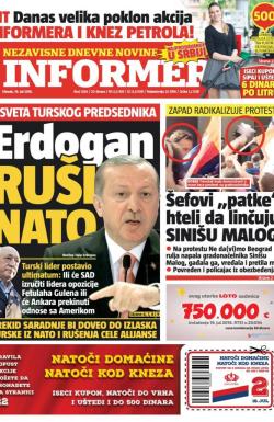 Informer - broj 1284, 19. jul 2016.
