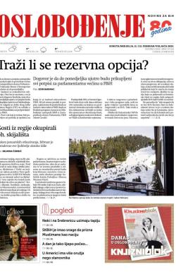 Oslobođenje - broj 27222, 11. feb 2023.