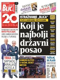 Blic - broj 7133, 20. dec 2016.