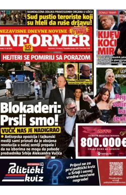 Informer - broj 4030, 15. jul 2025.