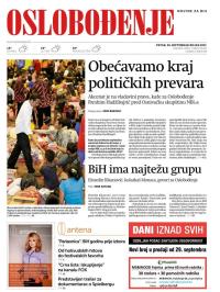 Oslobođenje - broj 25447, 29. sep 2017.