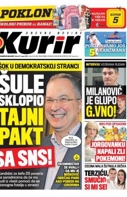 Kurir - broj 920, 27. avg 2016.