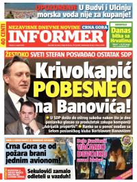 Informer CG - broj 990, 4. avg 2015.