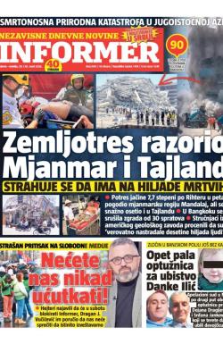 Informer - broj 3941, 29. mar 2025.