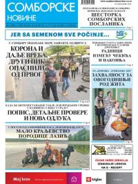 Somborske novine - broj 3448, 24. jul 2020.