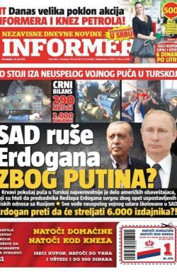 Informer - broj 1283, 18. jul 2016.
