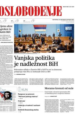 Oslobođenje - broj 25467, 19. okt 2017.