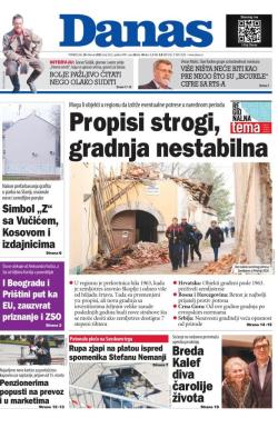 Danas - broj 9232, 20. feb 2023.