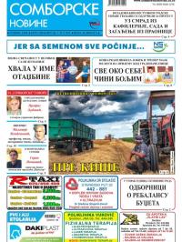 Somborske novine - broj 3289, 7. jul 2017.