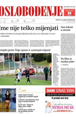 Oslobođenje - broj 25998, 14. apr 2019.
