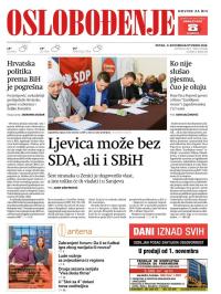 Oslobođenje - broj 25846, 9. nov 2018.