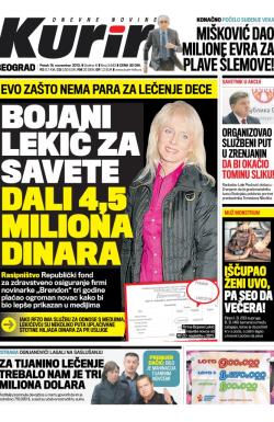 Kurir - broj 3643, 15. nov 2013.