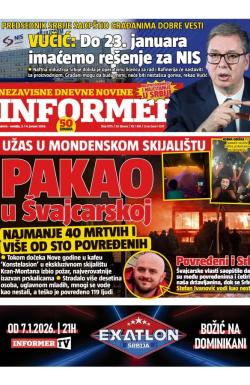 Informer - broj 4175, 3. jan 2026.
