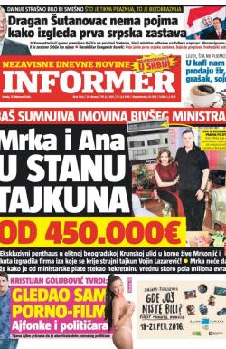 Informer - broj 1154, 17. feb 2016.