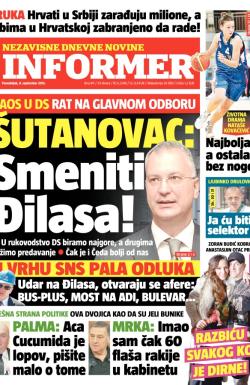 Informer - broj 411, 9. sep 2013.