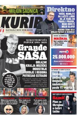 Kurir - broj 3956, 3. mar 2025.