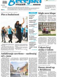 Bečejski mozaik - broj 752, 25. maj 2018.