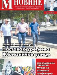M Novine, Sr. Mitrovica - broj 922, 21. avg 2019.