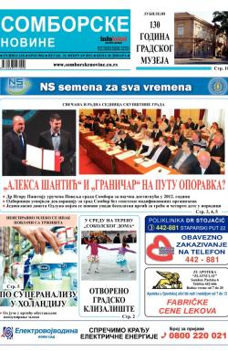 Somborske novine - broj 3061, 22. feb 2013.