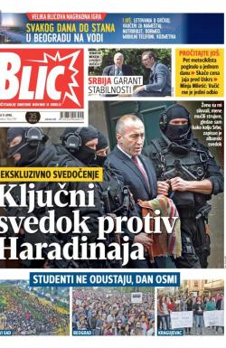 Blic - broj 7241, 11. apr 2017.