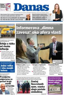 Danas - broj 8779, 12. okt 2021.