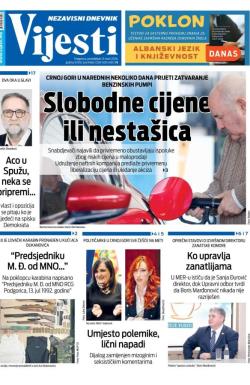 Vijesti - broj 10003, 9. mar 2026.