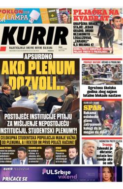 Kurir - broj 3946, 21. feb 2025.